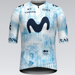 Bekleidung Herren Team Movistar 2024 Infinity La Vuelta trikot