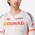 Bekleidung Herren Weiße Trikot Giro d'Italia 2025 Race 8S