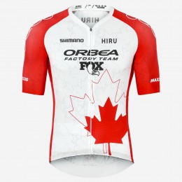 Bekleidung Herren Hiru Orbea Factory Team 2025 Core trikot-Kanadischer Meister