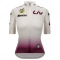 Bekleidung Damen Weiße frau trikot Tour de France 2025 Fan Line
