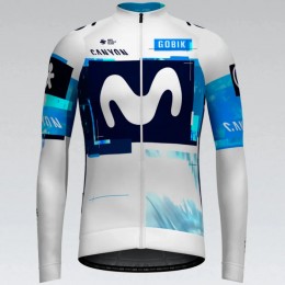 Bekleidung Herren Gobik Movistar 2025 Hyder langarm trikot