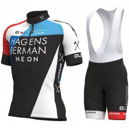 2019 HAGENS BERMAN AXEON Fahrradbekleidung Radtrikot Satz Kurzarm+Kurz Trägerhose BSG4N