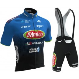 2019 AREA ZERO D'AMICO UM Tools TEAM Fahrradbekleidung Radtrikot Satz Kurzarm+Kurz Trägerhose 4FN0X