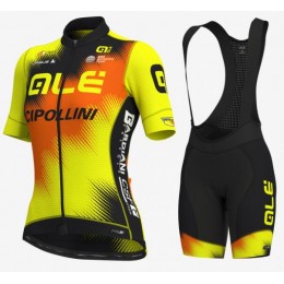 Ale Cipollini 2019 Damen Fahrradbekleidung Radtrikot Satz Kurzarm+Kurz Trägerhose 3FVUU