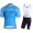 BONTRAGER Circuit Blue Fahrradbekleidung Radtrikot Satz Kurzarm+Kurz Trägerhose 4EAX2