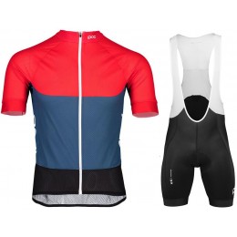 POC Essential Road Light Fahrradbekleidung Radtrikot Satz Kurzarm+Kurz Trägerhose Z5CSV