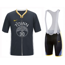 Golden State Warriors Stephen Curry 2019 Fahrradbekleidung Radtrikot Satz Kurzarm+Kurz Trägerhose TASRU