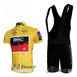 BMC 2011 Tour De France Fahrradbekleidung Radteamtrikot Kurzarm+Kurz Radhose Kaufen gelb 8MS6Y