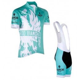 2016 BIANCHI-MILANO Fahrradbekleidung Radteamtrikot Kurzarm+Kurz Radhose Kaufen 6QRNG