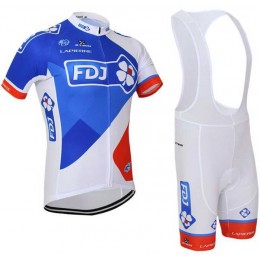 2015 FDJ Fahrradbekleidung Radteamtrikot Kurzarm+Kurz Radhose Kaufen FFVTX