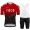 Rot New Ineos Grenadier 2021 Team Fahrradbekleidung Radteamtrikot Kurzarm+Kurz Radhose CIkoym