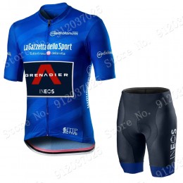 Blue giro d'italia 2021 Ineos Grenaider Fahrradbekleidung Radtrikot Satz Kurzarm+Kurz Fahrradhose knM1lB