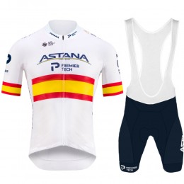 Spanish Astana Pro 2021 Team Fahrradbekleidung Radtrikot+Fietsbroeken Korte y8wFp2