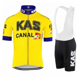 KAS Pro 2021 Team Fahrradbekleidung Radteamtrikot Kurzarm+Kurz Radhose SLqUv1