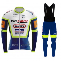 Wanty Pro Team 2021 Fahrradbekleidung Radtrikot Langarm+Lang Radhose Online BYRdmt