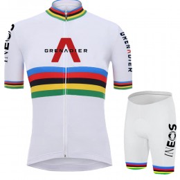 Weib Ineos Champion Pro Team 2021 Fahrradbekleidung Radteamtrikot Kurzarm+Kurz Radhose x4rRVs