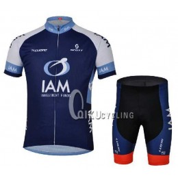 Teams IAM Radbekleidung Radtrikot Kurzarm und Fahrradhosen Kurz D7B54