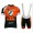 2015 KTM Pro team Schwarz weiß orange Fahrradbekleidung Radteamtrikot Kurzarm+Kurz Radhose Kaufen M9G8D