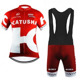 2016 KATUSHA Korte mouw+fietsbroeken Bib 2FK3T