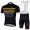 2013 Livestrong Fahrradbekleidung Radteamtrikot Kurzarm+Kurz Radhose Kaufen Schwarz gelb 80IV9