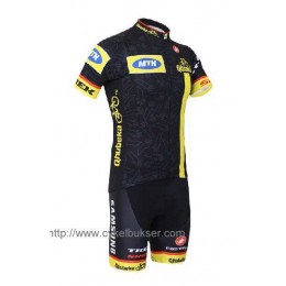 Teams MTN-Qhubeka Radbekleidung Radtrikot Kurzarm und Fahrradhosen Kurz SAM3A