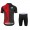 Nouveau 2018 Assos SS.Capeepicx Equipe Fahrradbekleidung Radteamtrikot Kurzarm+Kurz Radhose Schwarz Rot B52E9