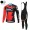 BMC Racing Team 2018 Winter Fahrradbekleidung Radtrikot Langarm+Lang Trägerhose 4W1B2