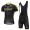 Mitchelton Scott 2018 Fahrradbekleidung Radtrikot Satz Kurzarm+Kurz Trägerhose Schwarz 4ZX51