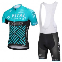 2018 VITAL CONCEPT Fahrradbekleidung Radtrikot Satz Kurzarm+Kurz Trägerhose GA5D4