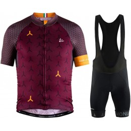 Craft Monuments GDL Foglie Morte 2018 Fahrradbekleidung Radtrikot Satz Kurzarm+Kurz Trägerhose R2VHY