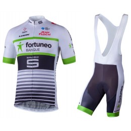 2018 Team Fortuneo Samsic Fahrradbekleidung Radtrikot Satz Kurzarm+Kurz Trägerhose 8Z0LE