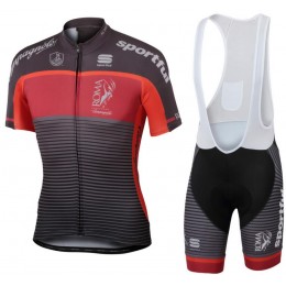 GF Roma 2017 Fahrradbekleidung Radtrikot Satz Kurzarm+Kurz Trägerhose 3WH5R