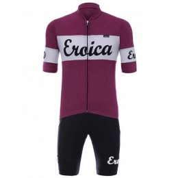 Santini Eroica Vino Fahrradbekleidung Radtrikot Satz Kurzarm+Kurz Trägerhose CGQUQ