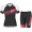 Scott RC PRO Damen Damen Set Fahrradbekleidung Radtrikoten+Kurz Radhose black/azalea pink 4XVL8