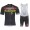 Scott Sram 2018 Schwarz Fahrradbekleidung Radtrikot Satz Kurzarm+Kurz Trägerhose BLGO1