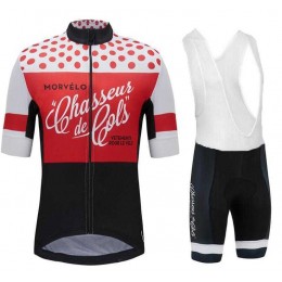 2017 Morvelo Nauty Nth Fahrradbekleidung Radteamtrikot Kurzarm+Kurz Radhose Kaufen Rot ZGDT2