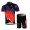 Nalini Pro Team Radbekleidung Radtrikot Kurzarm und Fahrradhosen Kurz Rot Schwarz 5B7NB