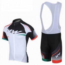 2013 Northwave Fahrradbekleidung Radteamtrikot Kurzarm+Kurz Radhose Kaufen weiß Rot F5M4R