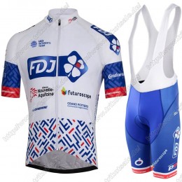 FDJ 2021 Fahrradbekleidung Radteamtrikot Kurzarm+Kurz Radhose Kaufen MBHCP