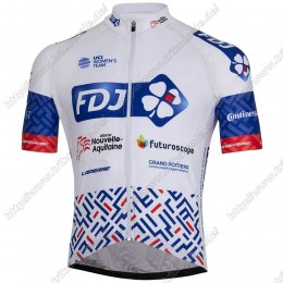 FDJ 2021 Fahrradtrikot Radsport DaHerren YIPLI