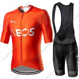 INEOS 2021 Fahrradbekleidung Radteamtrikot Kurzarm+Kurz Radhose Kaufen LMSKR