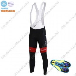 UAE EMIRATES Winter Thermal Fleece Pro Team 2021 Lang Trägerhose Online GYKWR