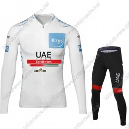 UAE EMIRATES Tour De France 2021 Fahrradbekleidung Radtrikot Langarm+Lang Trägerhose BNLET