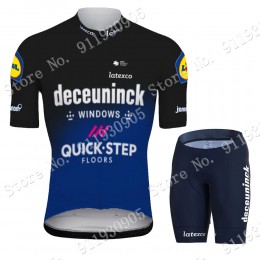 Deceuninck Quick Step Pro Team Schwarz 2021 Fahrradbekleidung Radteamtrikot Kurzarm+Kurz Radhose Kaufen 548-jTSfm