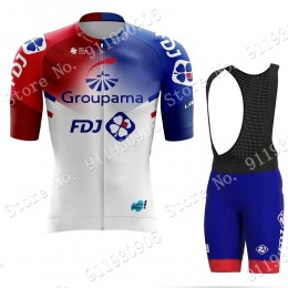 FDJ Pro Team 2021 Fahrradbekleidung Radteamtrikot Kurzarm+Kurz Radhose Kaufen 1 wJAiD