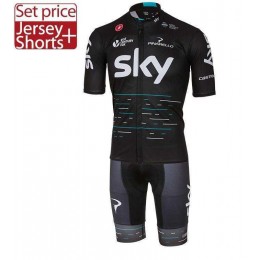 2017 Sky Fahrradbekleidung Radteamtrikot Kurzarm+Kurz Radhose Kaufen XPQDP