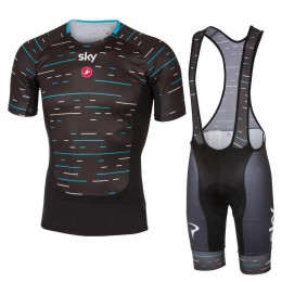 2017 Sky Fahrradbekleidung Radteamtrikot Kurzarm+Kurz Radhose Kaufen 1X9TD