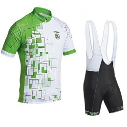 2016 SKODA Fahrradbekleidung Radteamtrikot Kurzarm+Kurz Radhose Kaufen Heren VHHZ8