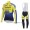 Teams Saxo Tinkoff 2014 Fahrradbekleidung Radtrikot Langarm+Lang Trägerhose JN9Q4