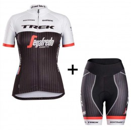 2016 TREK SEGAFREDO RACING TEAM Fahrradbekleidung Radteamtrikot Kurzarm+Kurz Radhose Damen LLKLZ